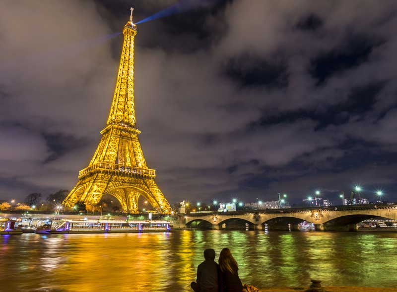 Start you honeymoon together in one of the most romantic places in the world.   Come experience the one and only city of love... Paris